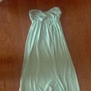 Mint green maxi dress